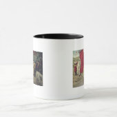 Szene von der Oper 'Pagliacci Tasse (Zentrum)