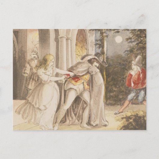 Szene von Don Juan Postkarte (Vorderseite)
