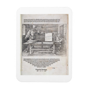 Szene von Durers "Kurs in der Kunst des Magnet