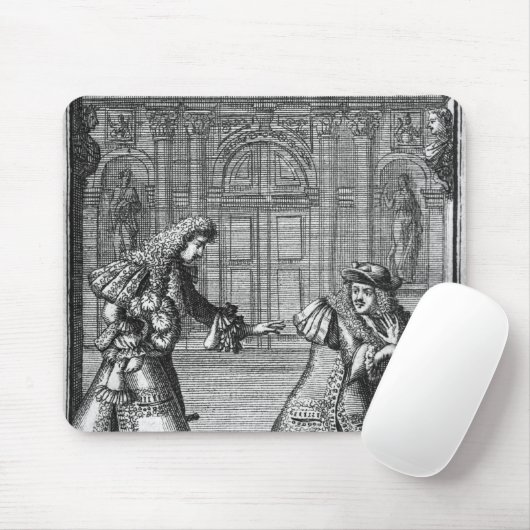 Szene von 'Le Misanthrope' Mousepad (Mit Mouse)