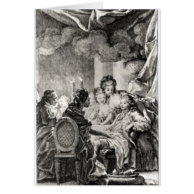 Szene von "L'Ingenu" durch Voltaire (Vorne)