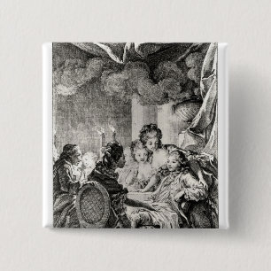 Szene von "L'Ingenu" durch Voltaire Button