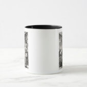 Szene von "L'Ingenu" durch Voltaire Tasse (Zentrum)