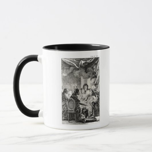 Szene von "L'Ingenu" durch Voltaire Tasse (Links)