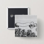 Szene von Maximilian Siegesprozession Button (Vorne & Hinten)