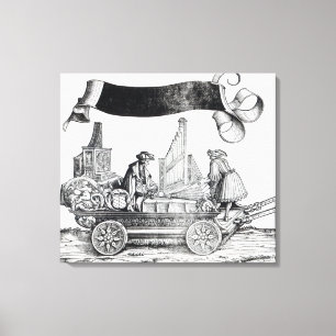 Szene von Maximilian Siegesprozession Leinwanddruck