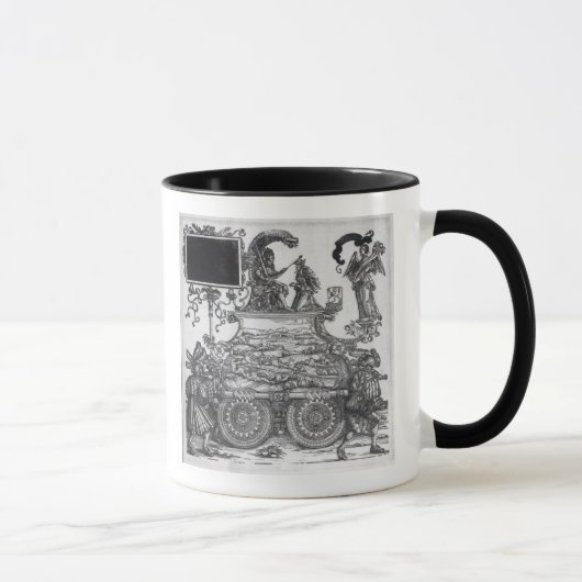 Szene von Maximilian Siegesprozession Tasse (Rechts)