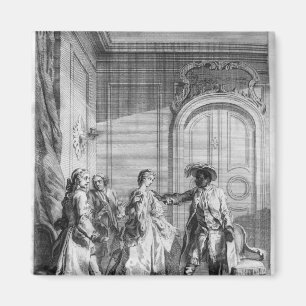 Szene von "Othello" durch William Shakespeare Magnet
