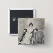 Szene von Tat II der Oper 'La Boheme Button (Vorne & Hinten)