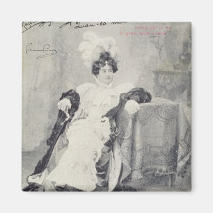 Szene von Tat II der Oper 'La Boheme Magnet