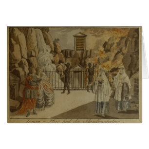 Szene von "Zauberflöte" durch Mozart, 1795