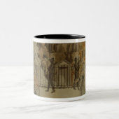 Szene von "Zauberflöte" durch Mozart, 1795 Zweifarbige Tasse (Mittel)