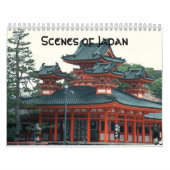 Szenen 12-monatigen Kalenders Japans Kalender (Titelbild)
