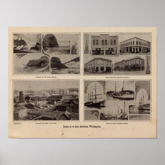 Szenen Aberdeen, Wash Poster (Vorne)