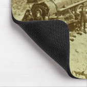 Szenen auf der Gewerkschafts-Pazifik-Eisenbahn Mousepad (Ecke)