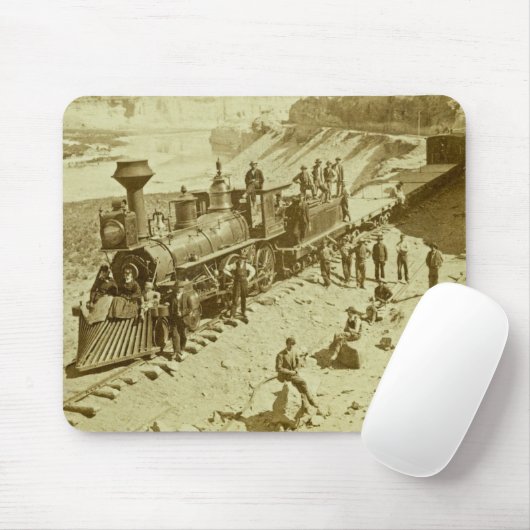 Szenen auf der Gewerkschafts-Pazifik-Eisenbahn Mousepad (Mit Mouse)