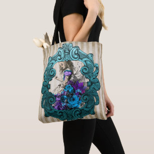 Szenen aus "Alice im Wunderland" Tote Bag Tasche