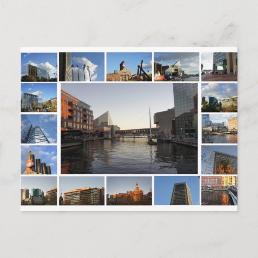 Szenen aus Baltimore Postkarte (Vorderseite)