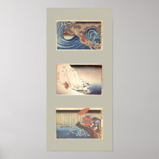 Szenen aus dem Leben von Nichiren besonders Poster