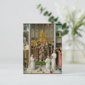 Szenen aus dem Leben von Saint Augustine Postkarte (Stehend Vorderseite)