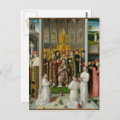 Szenen aus dem Leben von Saint Augustine Postkarte (Vorne/Hinten)