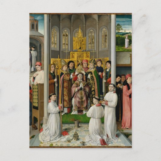 Szenen aus dem Leben von Saint Augustine Postkarte (Vorderseite)