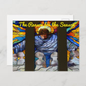 Szenen aus der christlichen Glaubensbiene Postkarte (Vorne/Hinten)