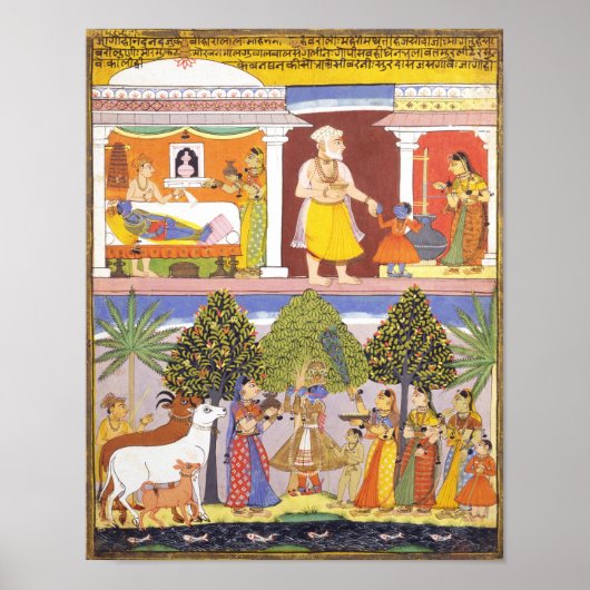 Szenen aus der Kindheit von Krishna Poster (Vorne)