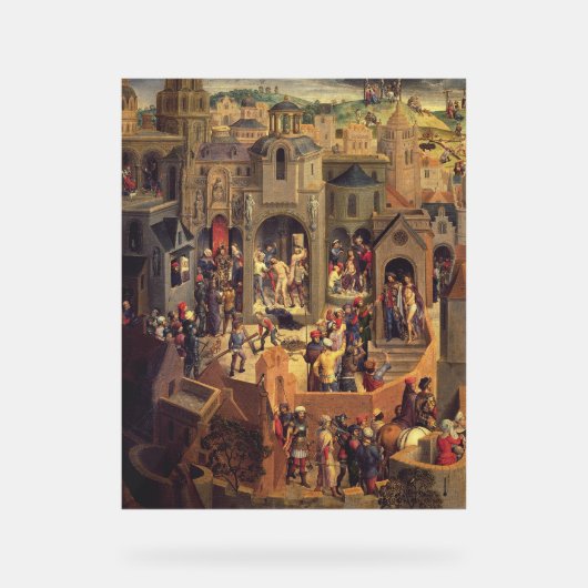 Szenen aus der Kreuzigung Christi Acrylschild (Vorderseite)