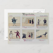 Szenen aus der Oper 'Rigoletto' Postkarte (Vorne/Hinten)