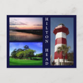 Szenen aus Hilton Head Postkarte (Vorderseite)