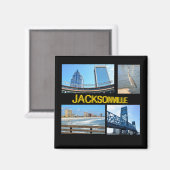 Szenen aus Jacksonville, Florida Magnet (Vorderseite/Rückseite)