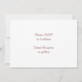 Szenen aus New Mexico Einladung (Rückseite)