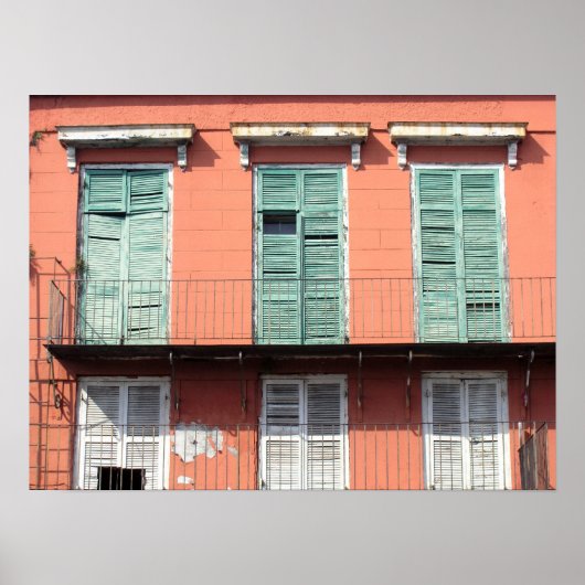 Szenen aus New Orleans I Poster (Vorne)