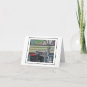 Szenen aus New Orleans Notecard Dankeskarte (Vorderseite)