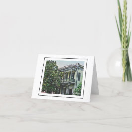 Szenen aus New Orleans Notecard Dankeskarte