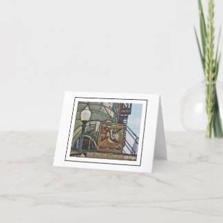 Szenen aus New Orleans Notecard Dankeskarte