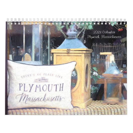 Szenen aus Plymouth Massachusetts Calendar Kalender (Titelbild)