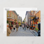 Szenen aus Quebec City Postkarte (Vorne/Hinten)