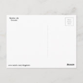 Szenen aus Quebec City Postkarte (Rückseite)