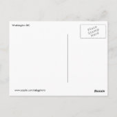 Szenen aus Washington DC Postkarte (Rückseite)