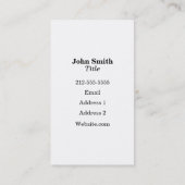 Szenen-Brett Visitenkarte (Rückseite)