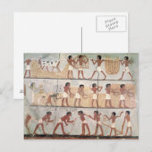 Szenen der Aussaat aus dem Grab von Unsou Postkarte (Vorne/Hinten)