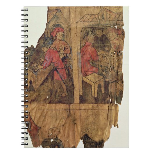 Szenen der Bankgeschäfte, Seite von einem Notizblock (Vorderseite)