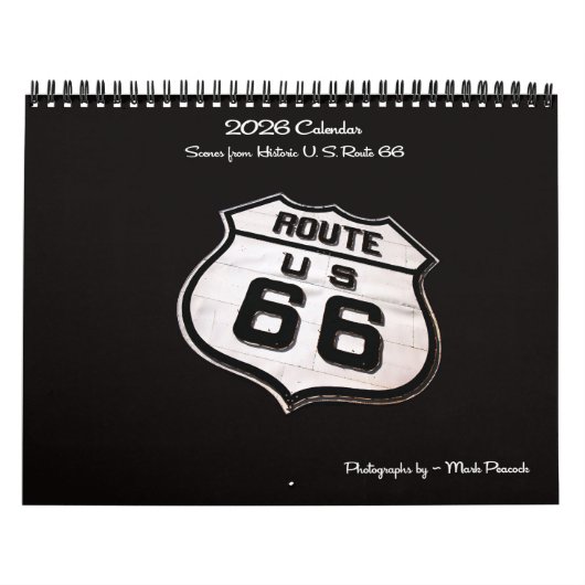 Szenen der historischen Route 66 Kalender (Titelbild)