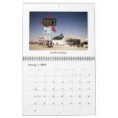 Szenen der historischen Route 66 Kalender (Jan 2027)