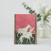 Szenen der höflichen Hasen Postkarte (Stehend Vorderseite)