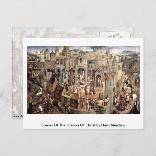 Szenen der Leidenschaft Christi von Hans Memling Postkarte (Vorne/Hinten)