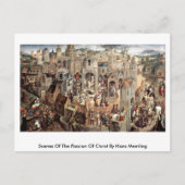 Szenen der Leidenschaft Christi von Hans Memling Postkarte (Vorderseite)