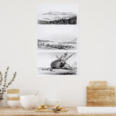 Szenen der Reparatur des "Beagle" Poster (Küche)